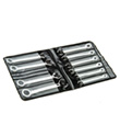 RS 10 Piece Carbon Steel Combination Spanner Set