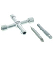 RS Zinc Universal Cabinet Cross Wrench Key